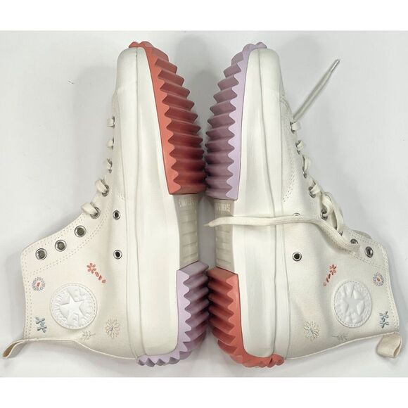 Converse Run Star Hike Hi Unisex Embroidered Boot Sneaker Size 11 Men 12.5 Women - Picture 14 of 16